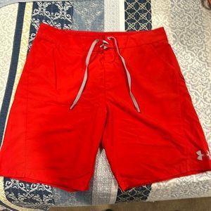 UA Red Board Shorts (Size 36)